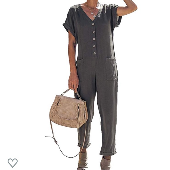 fashion utility jumpsuit